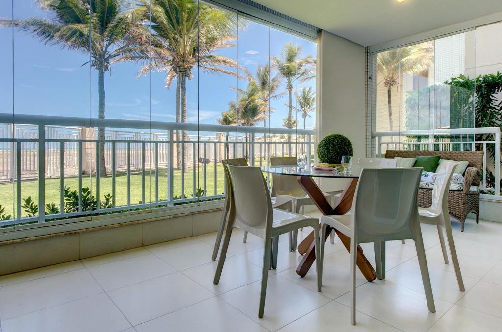  Luxuoso Apto FrenteMar Térreo 3 suítes 8 pessoas Golf Ville Resort By DM Apartments