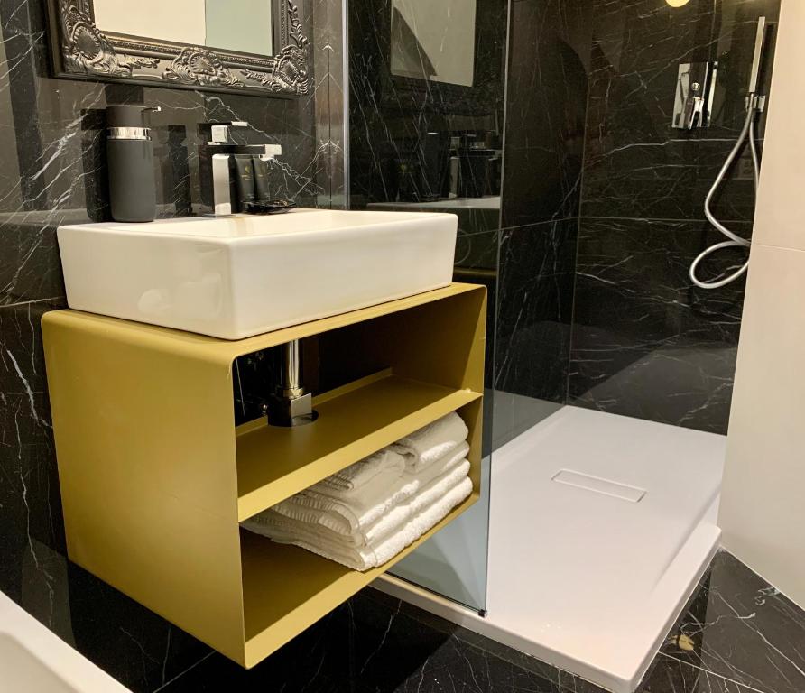 Koupelna v ubytování Toledo Boutique Rooms