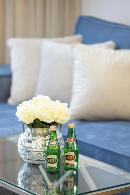 Posezení v ubytování Baltini Premium Apartament Bliżej Morza