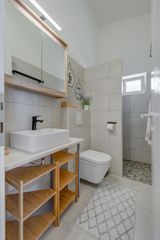 Koupelna v ubytování Apartments Jadranka