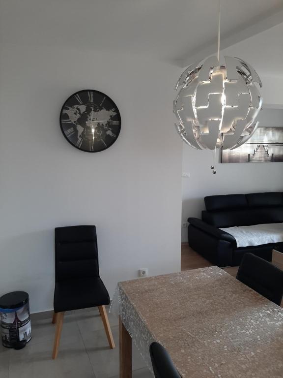 Posezení v ubytování Penthaus Apartment N&M
