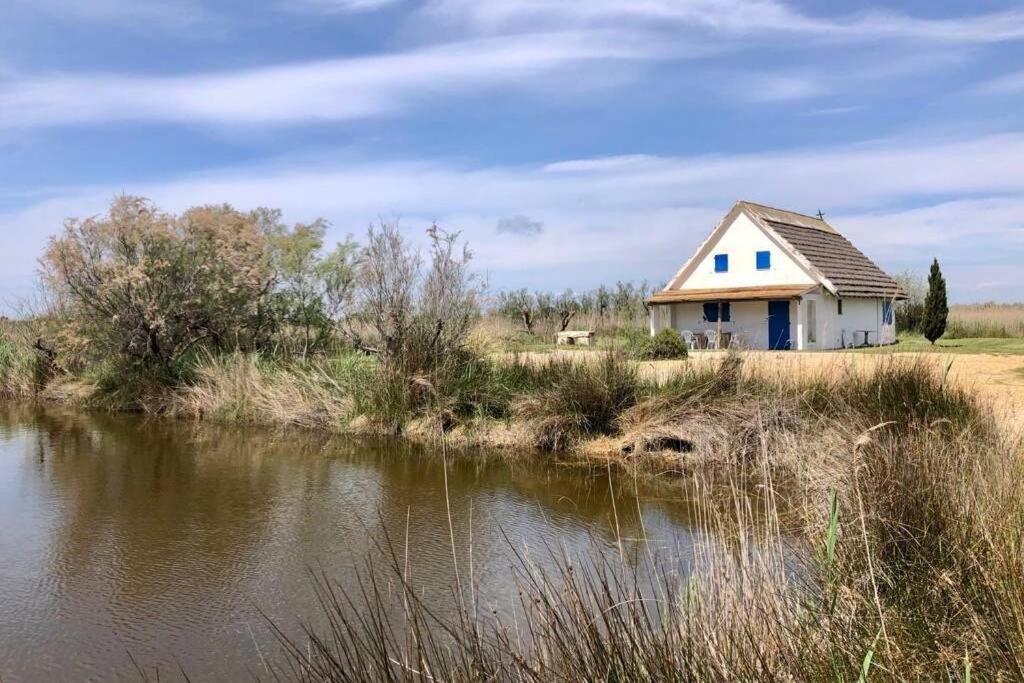 Réf LS 55 : Cabane de Gardian 6 pers في سانت ماري دو لا مير: جلسه في المنزل بجانب تجمع المياه