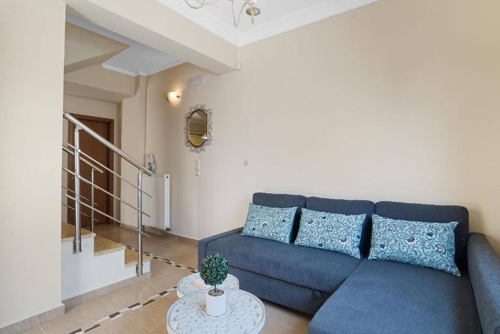 A seating area at Amphitrite Beach House