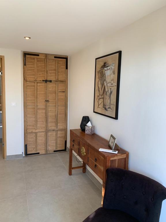 Posezení v ubytování Villa Domitia Chambre d'Hôtes Luberon