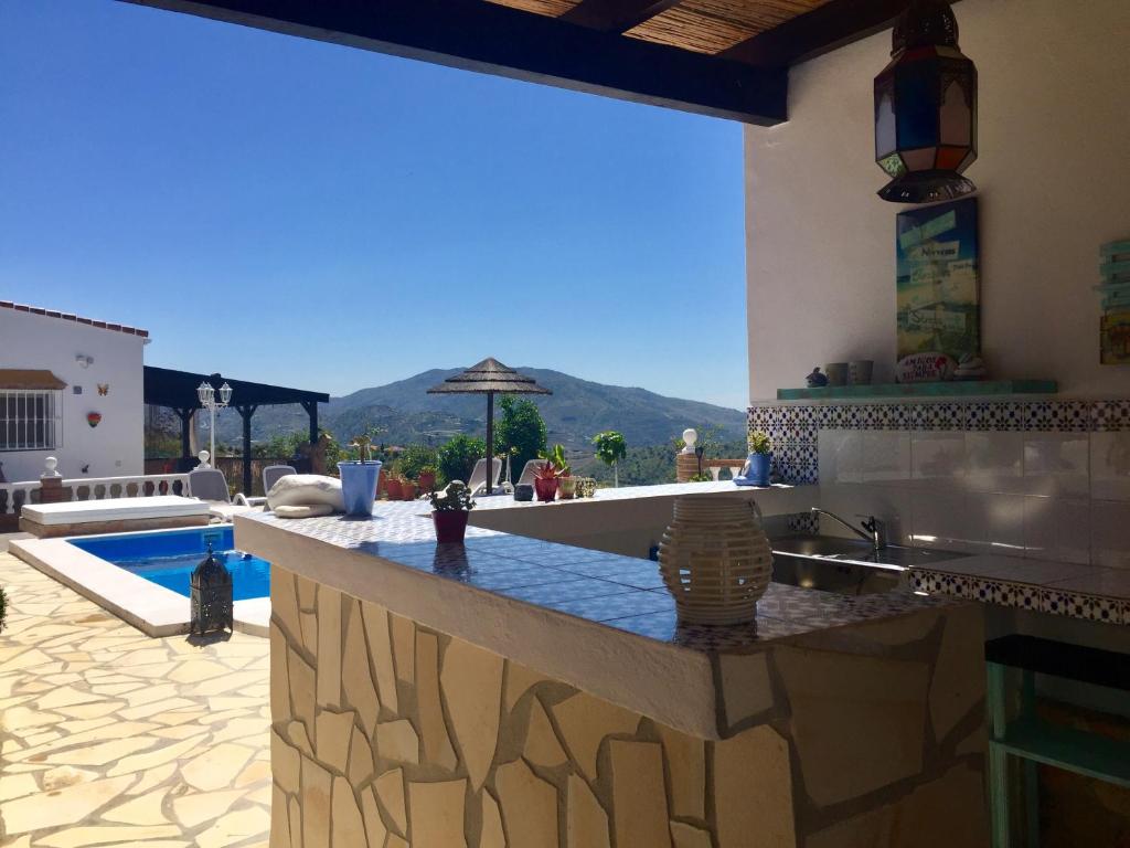 Nespecifikovaný výhled na hory nebo výhled na hory při pohledu z bed and breakfast