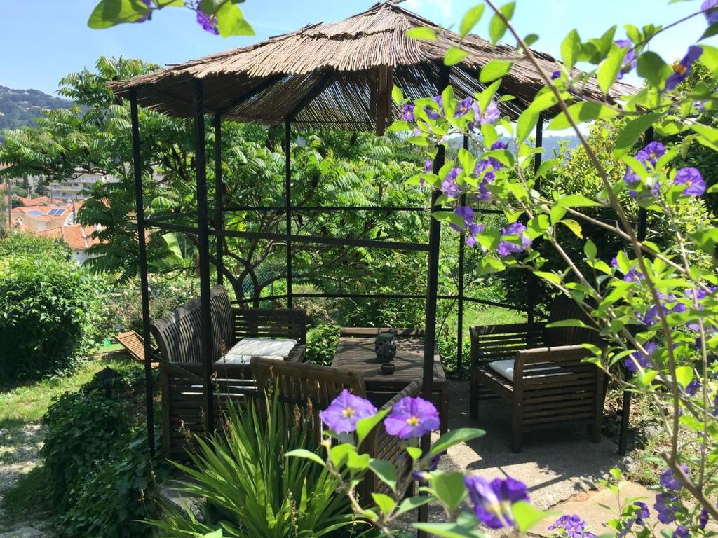 Zahrada ubytování Bed & Breakfast Chambres d'hôtes COTTAGE BELLEVUE