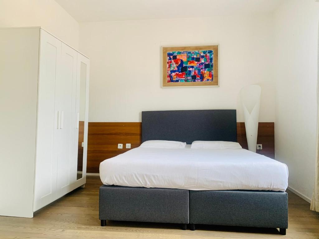 Vuode tai vuoteita majoituspaikassa Hotel Gamper