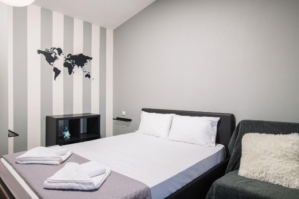 Posteľ alebo postele v izbe v ubytovaní Level 3 Sea View Studio