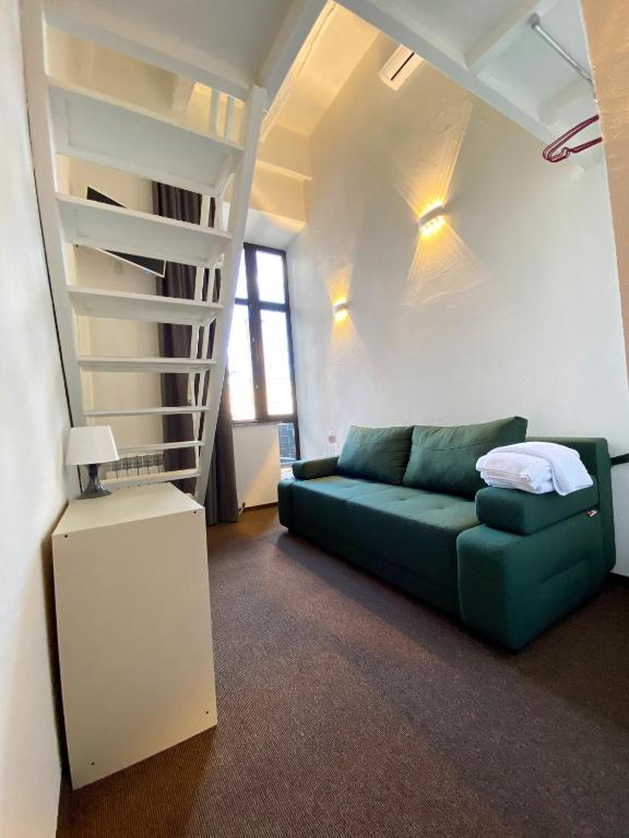 Posezení v ubytování Lift Hotel Boutique - Derybasivska