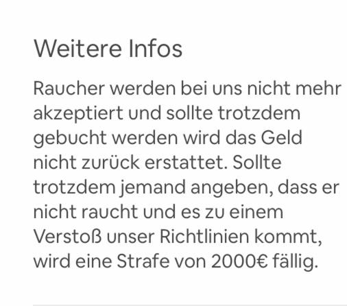 uma caixa de texto branca com as palavras weather inc em Apartment Apfel em Mönchengladbach