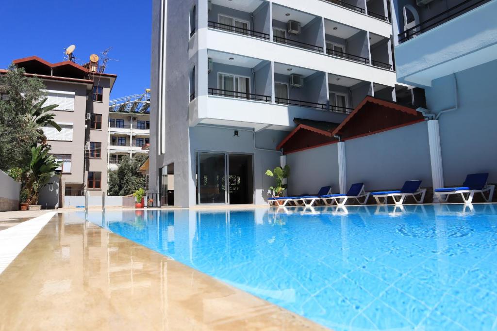 Πισίνα στο ή κοντά στο Kleopatra smile hotel
