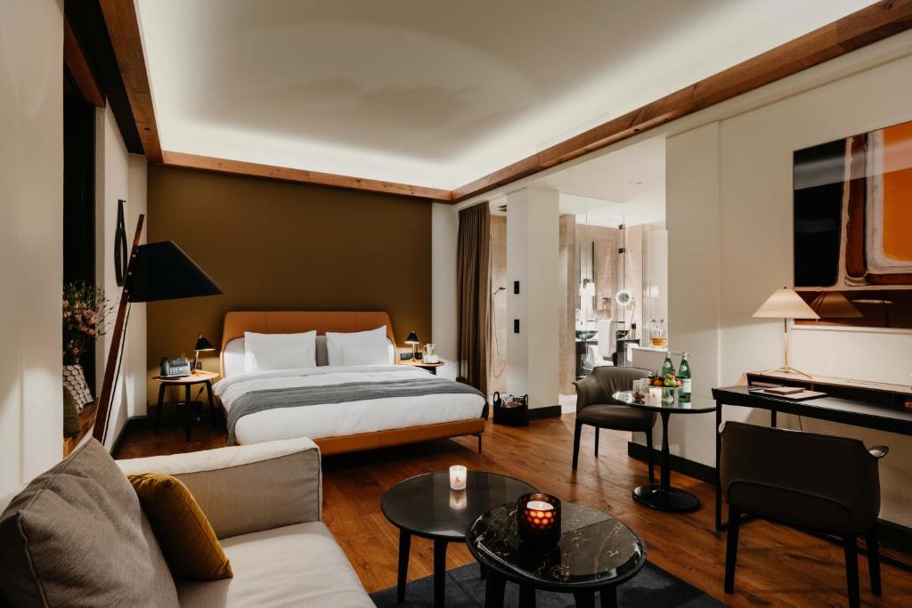 Postel nebo postele na pokoji v ubytování DO & CO Hotel München