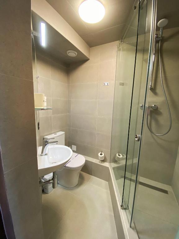 Koupelna v ubytování Lift Hotel Boutique - Derybasivska