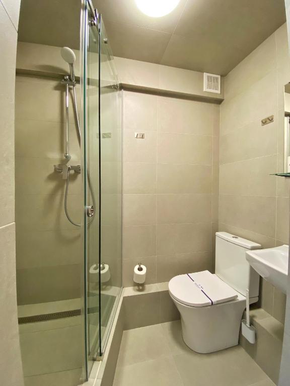Koupelna v ubytování Lift Hotel Boutique - Derybasivska
