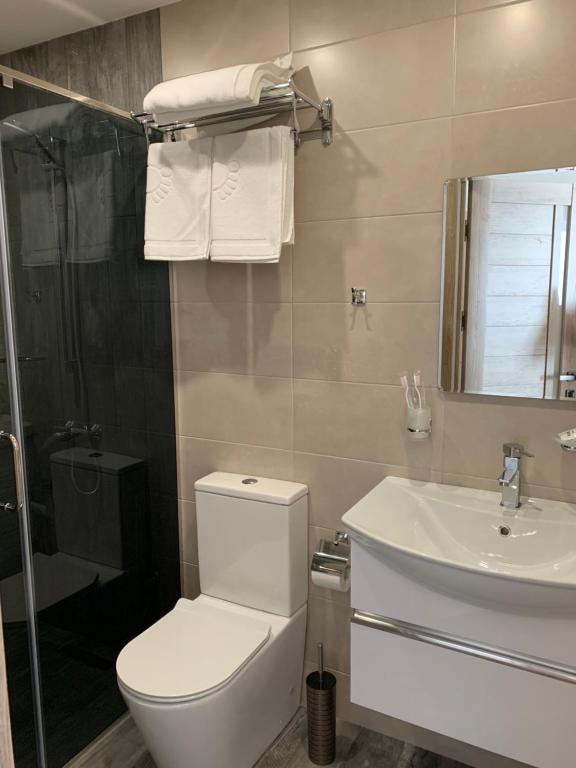 Koupelna v ubytování Vertoni Hotel Yerevan