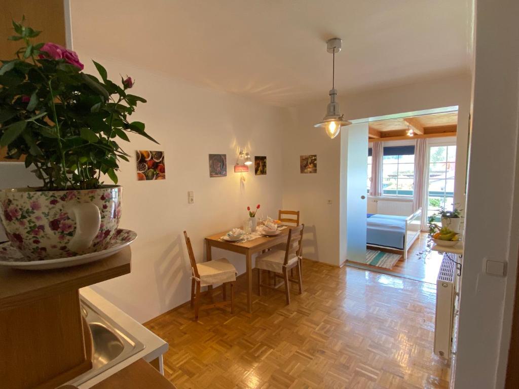 Posezení v ubytování Landhaus Klopein