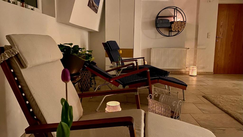 Posezení v ubytování Landhaus Klopein