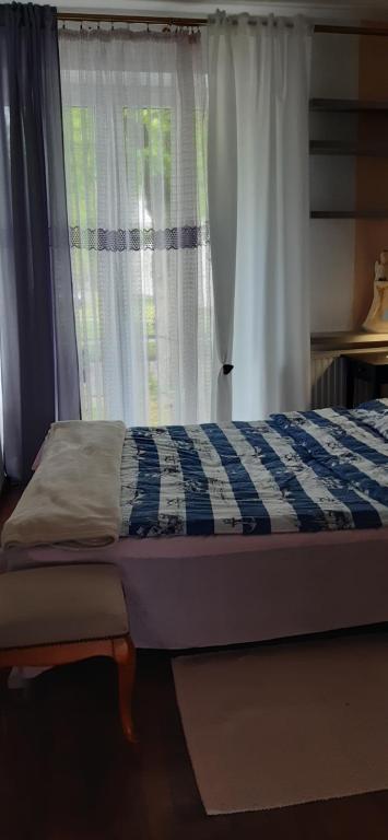 Posteľ alebo postele v izbe v ubytovaní Nocleg nad Morzem