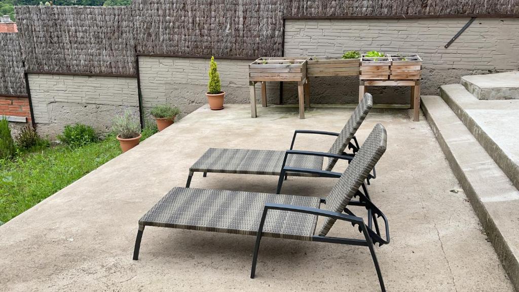 Patio alebo iná vonkajšia časť ubytovania El niu del volcà