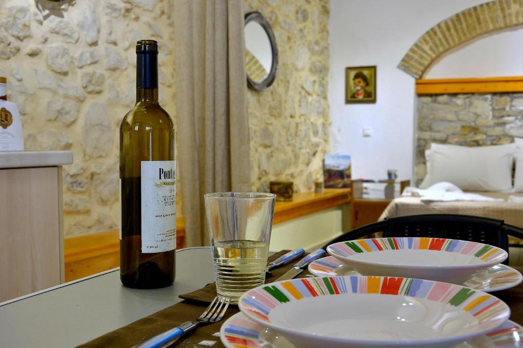 Studio in Corfu town italokat is kínál