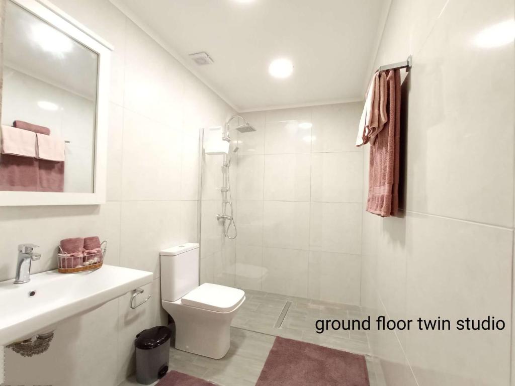 Koupelna v ubytování Venus Apartments