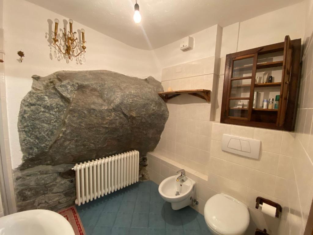 Kúpeľňa v ubytovaní Chalet Cretaz