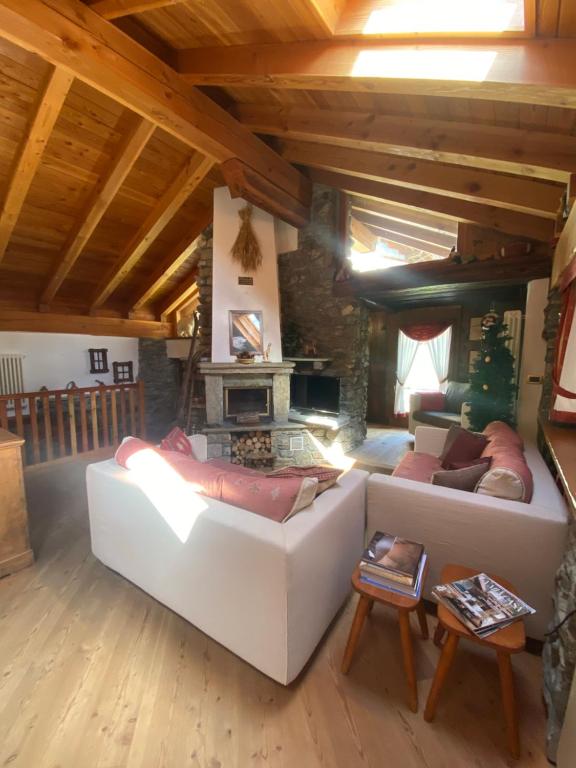 Posedenie v ubytovaní Chalet Cretaz