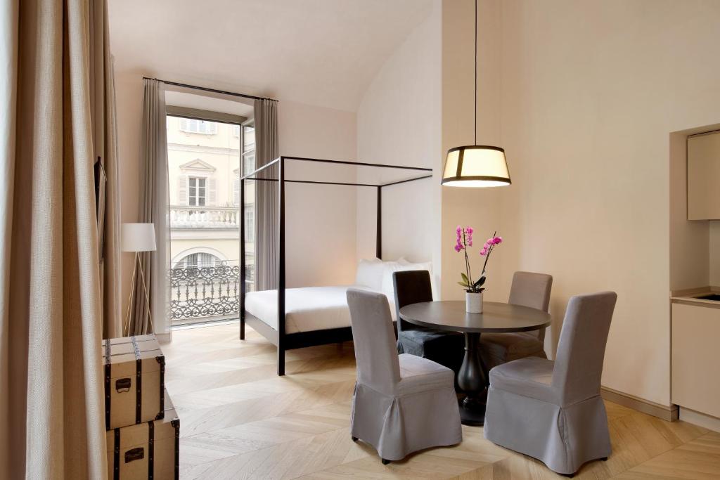 Posezení v ubytování Opera35 Boutique Hotel