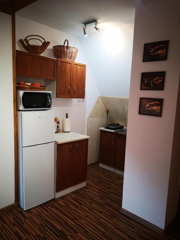 Kuchyň nebo kuchyňský kout v ubytování Willa Tiramisu