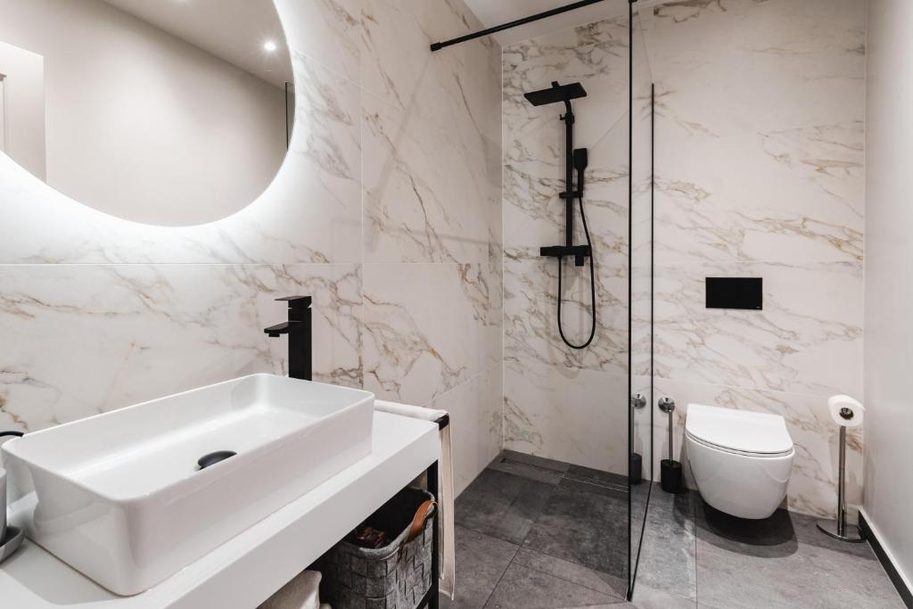 Ванная комната в Amoretta rooms