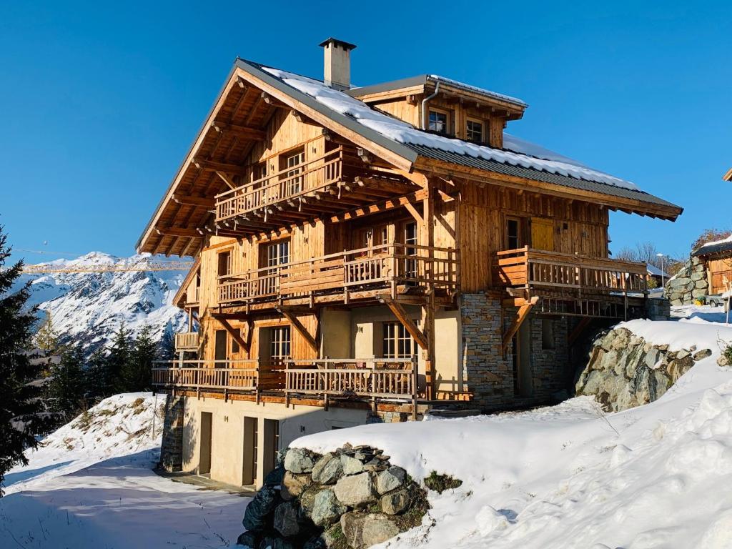 Chalet Le Montana tokom zime