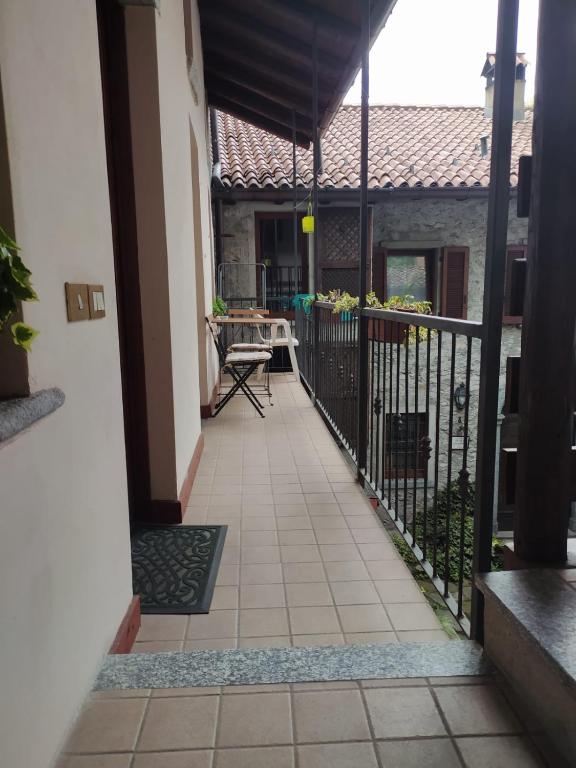 Balkón nebo terasa v ubytování La corte del pane
