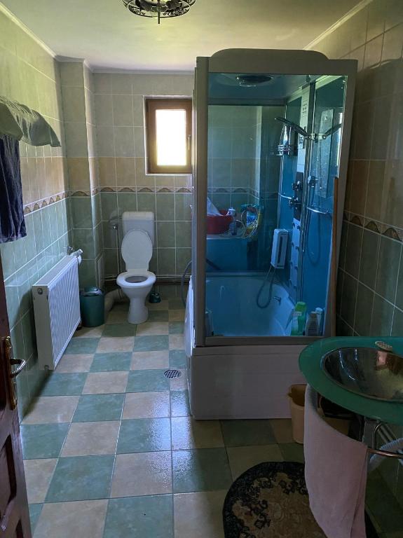 Koupelna v ubytování Casa Alesi