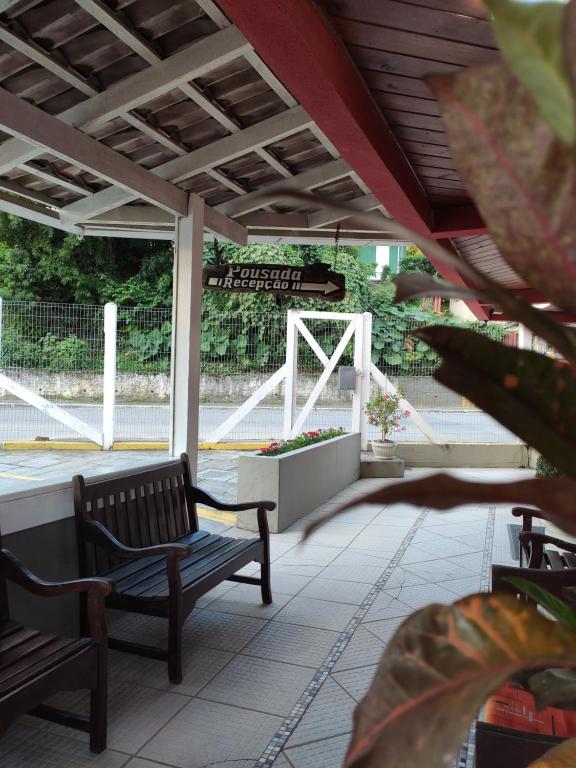 Uma varanda ou terraço em Hotel D'Luz