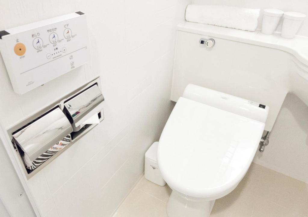 Koupelna v ubytování APA Hotel Nagoya Ekimae