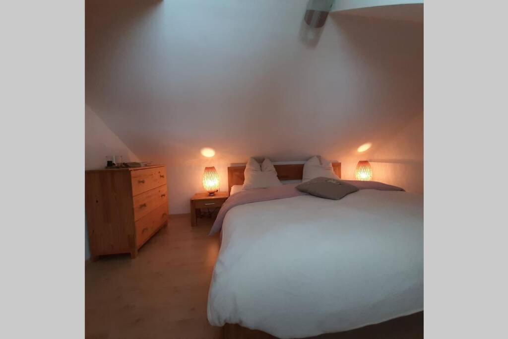 Postel nebo postele na pokoji v ubytování Haus Fritz - Erholung in den Bergen