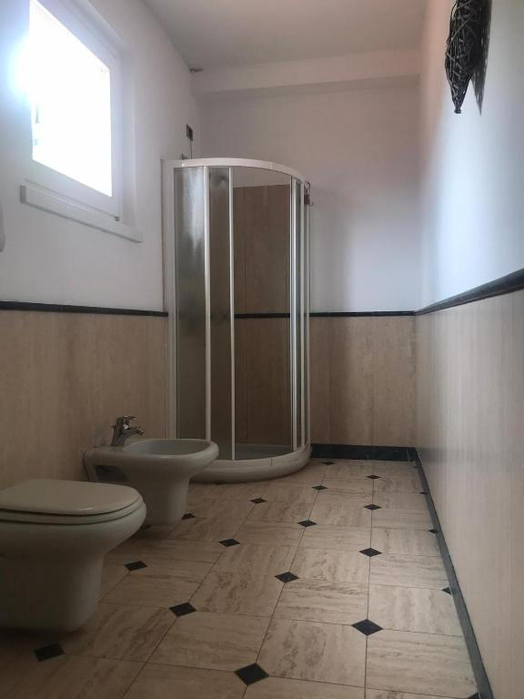 Koupelna v ubytování Villa Ajna