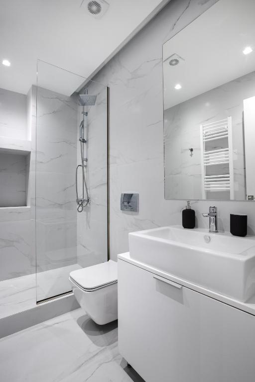 Kúpeľňa v ubytovaní Central Boutique Apartment A1