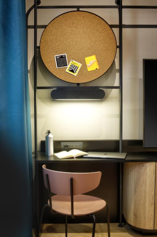 TV a/nebo společenská místnost v ubytování Stay Hotel