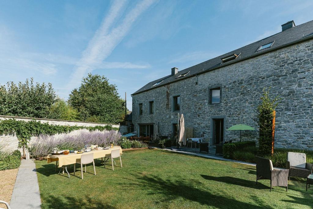 Zahrada ubytování B&B L'Echappée Belle Welness Spa et Table d'hôtes