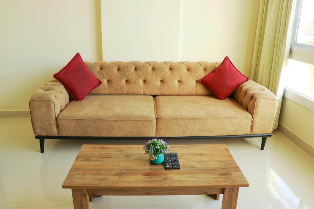 Posezení v ubytování ALmansor furnished Apartment 1
