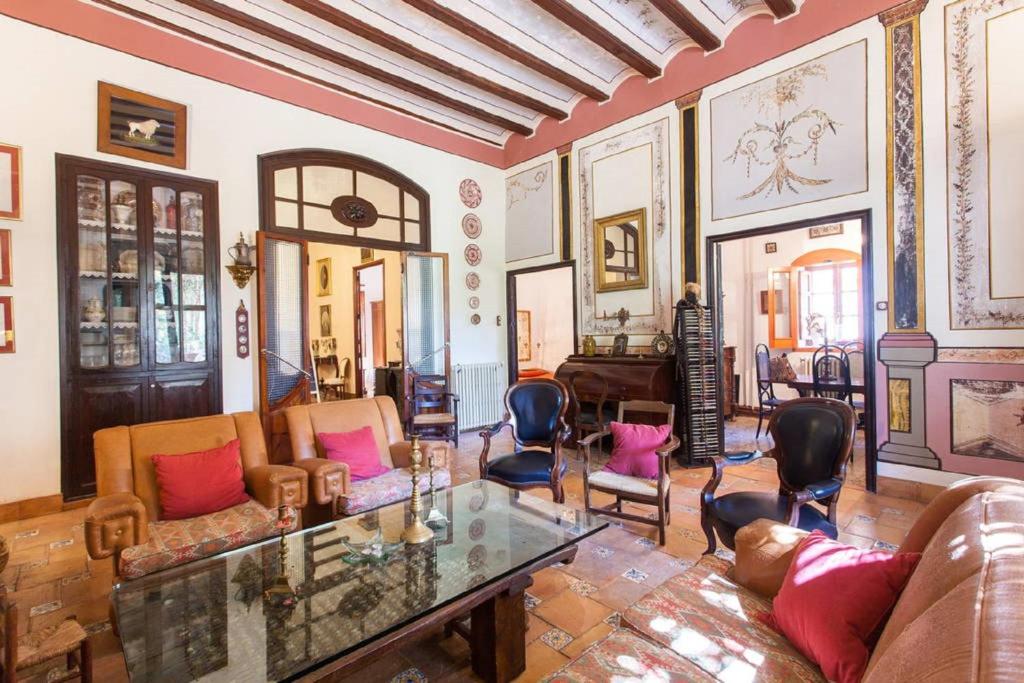 Posezení v ubytování Villa Charly Casa señorial XVII Historical Villa
