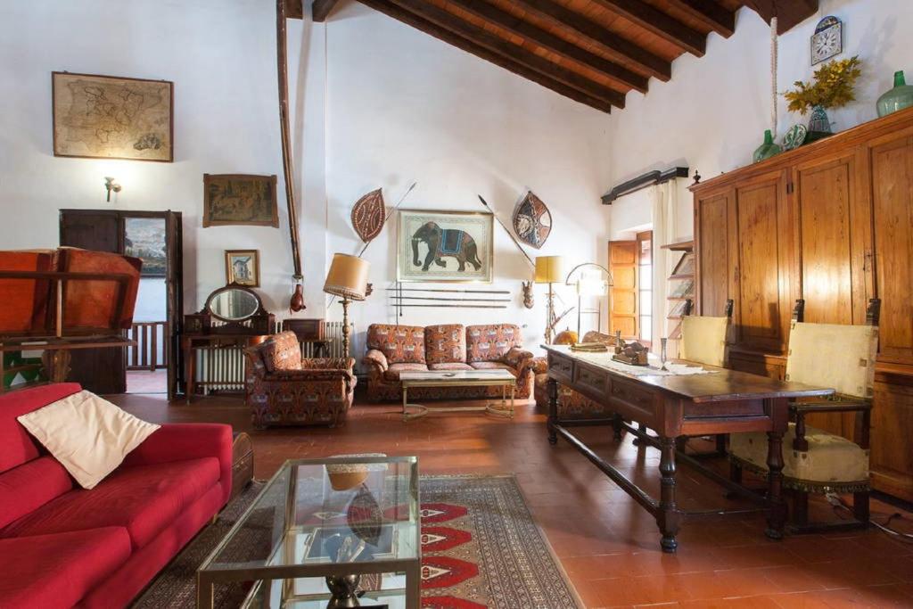 Posezení v ubytování Villa Charly Casa señorial XVII Historical Villa