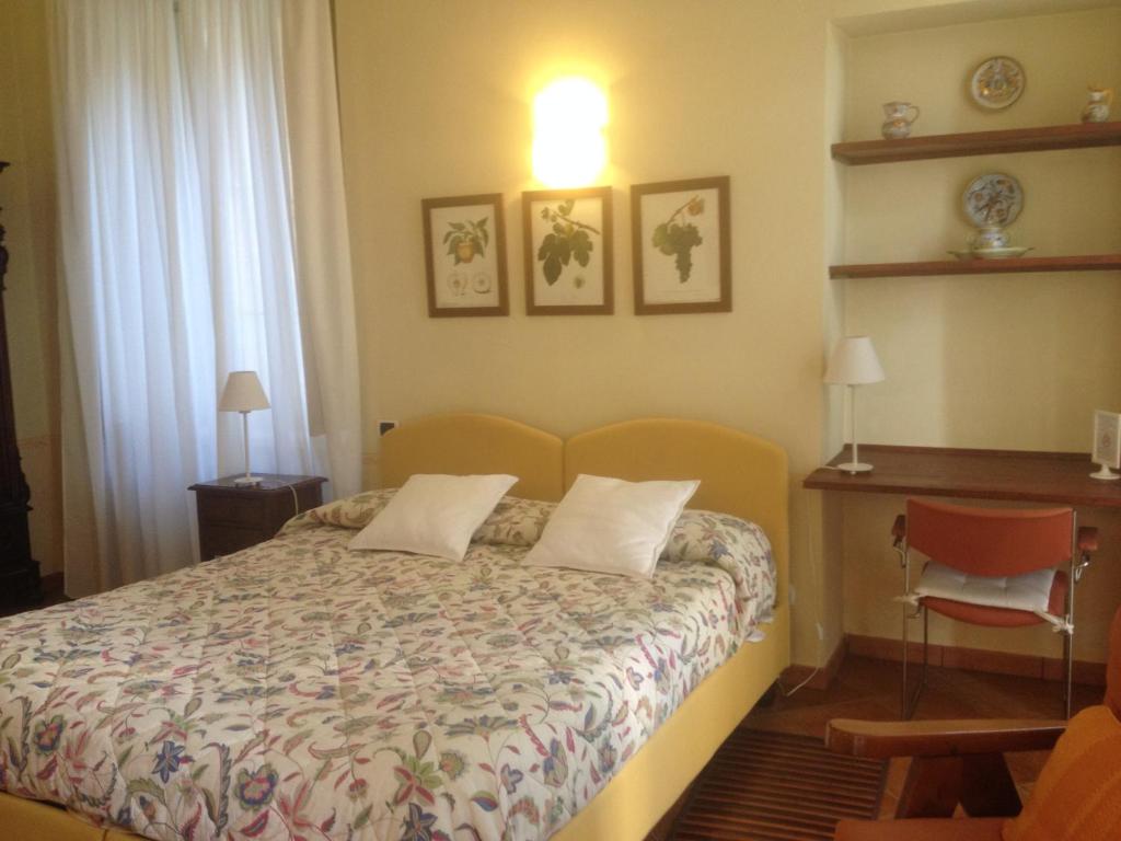 Posteľ alebo postele v izbe v ubytovaní Villa D'Azeglio