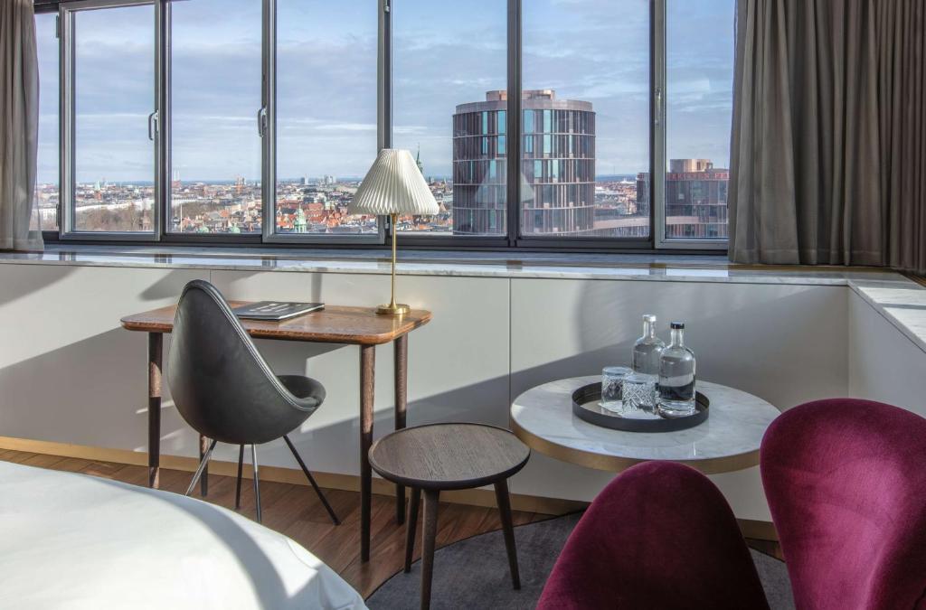 Posezení v ubytování Radisson Collection Royal Hotel, Copenhagen
