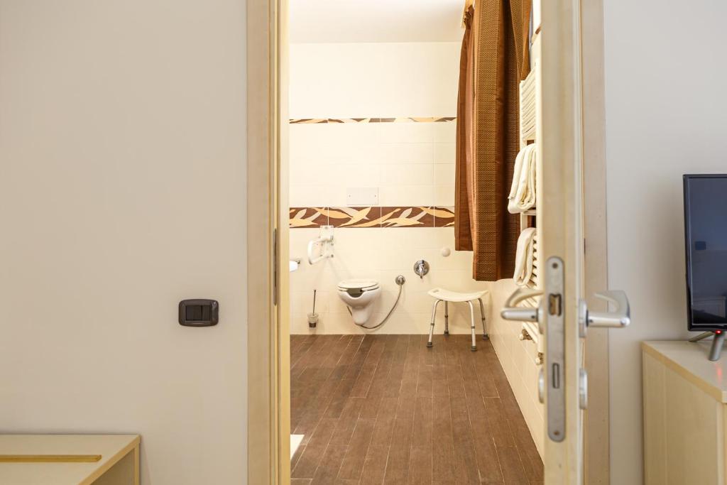 Koupelna v ubytování Hotel Villa Sofia