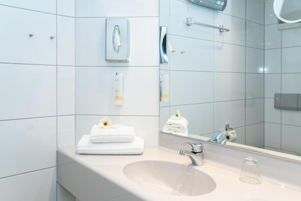 Koupelna v ubytování Ringhotel Schlossberg