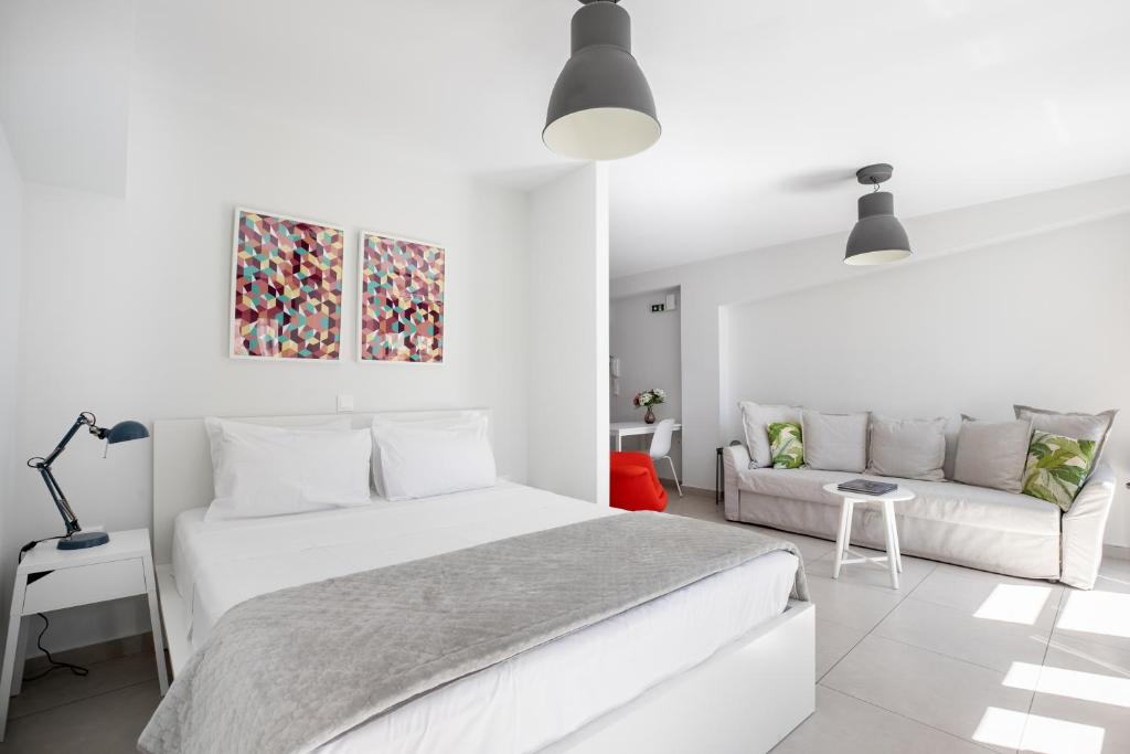 Posteľ alebo postele v izbe v ubytovaní Supreme C2 Apartment in Syntagma