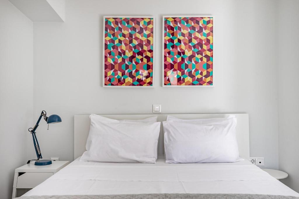 Posteľ alebo postele v izbe v ubytovaní Supreme C2 Apartment in Syntagma