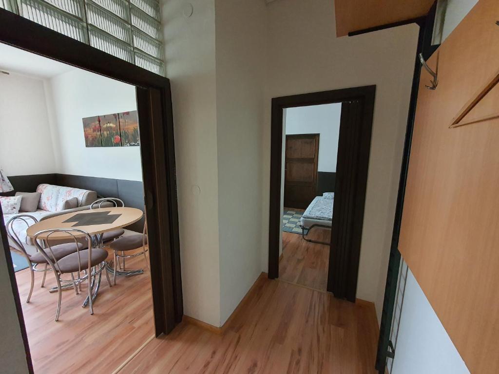 Postel nebo postele na pokoji v ubytování Apartmá na Hané